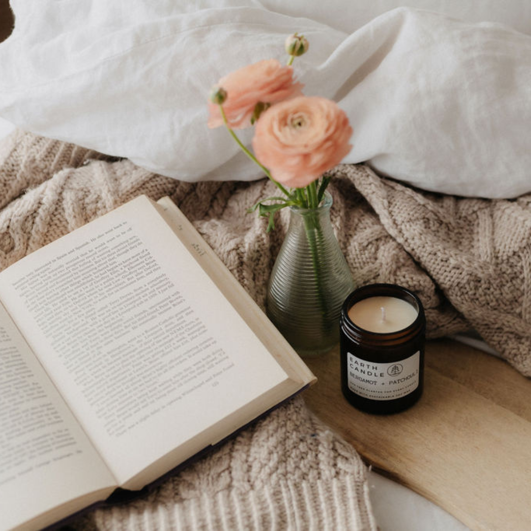 Soy Wax Eco Candle - Bergamot + Patchouli