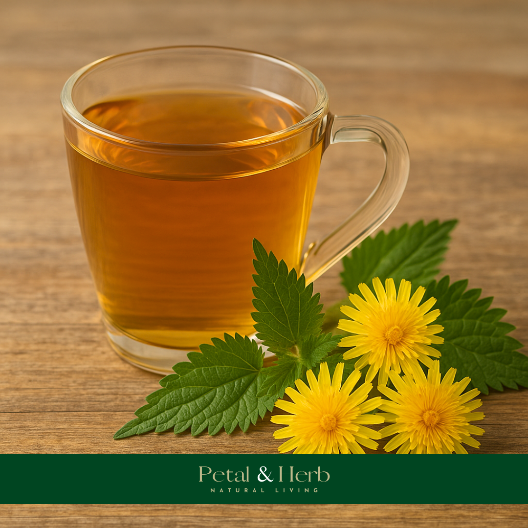 Organic Loose Leaf Dandelion & Nettle Tea - Nourish and Cleanse Blend (100g)