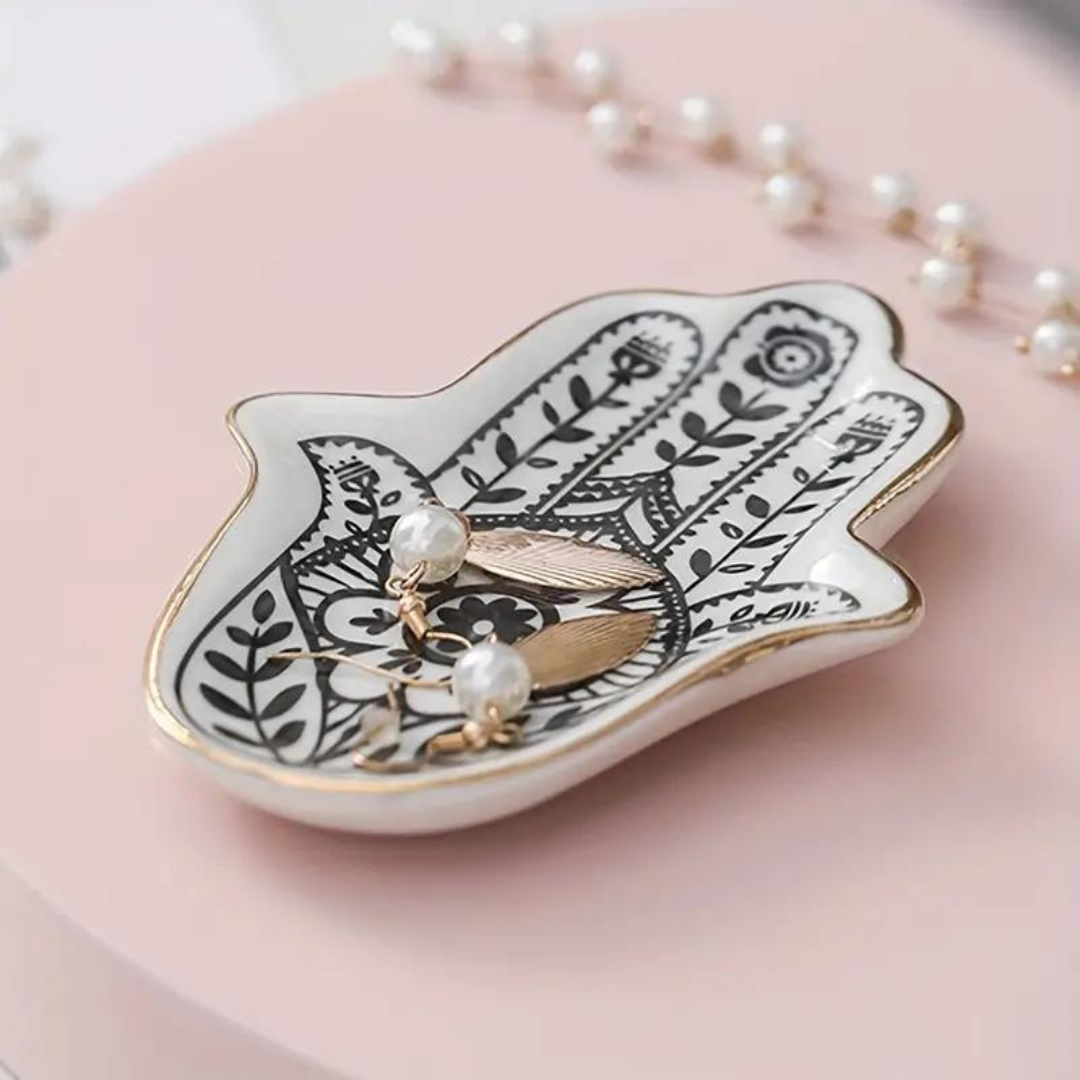 Jewellery Dish - Decorative Hand of Hamsa