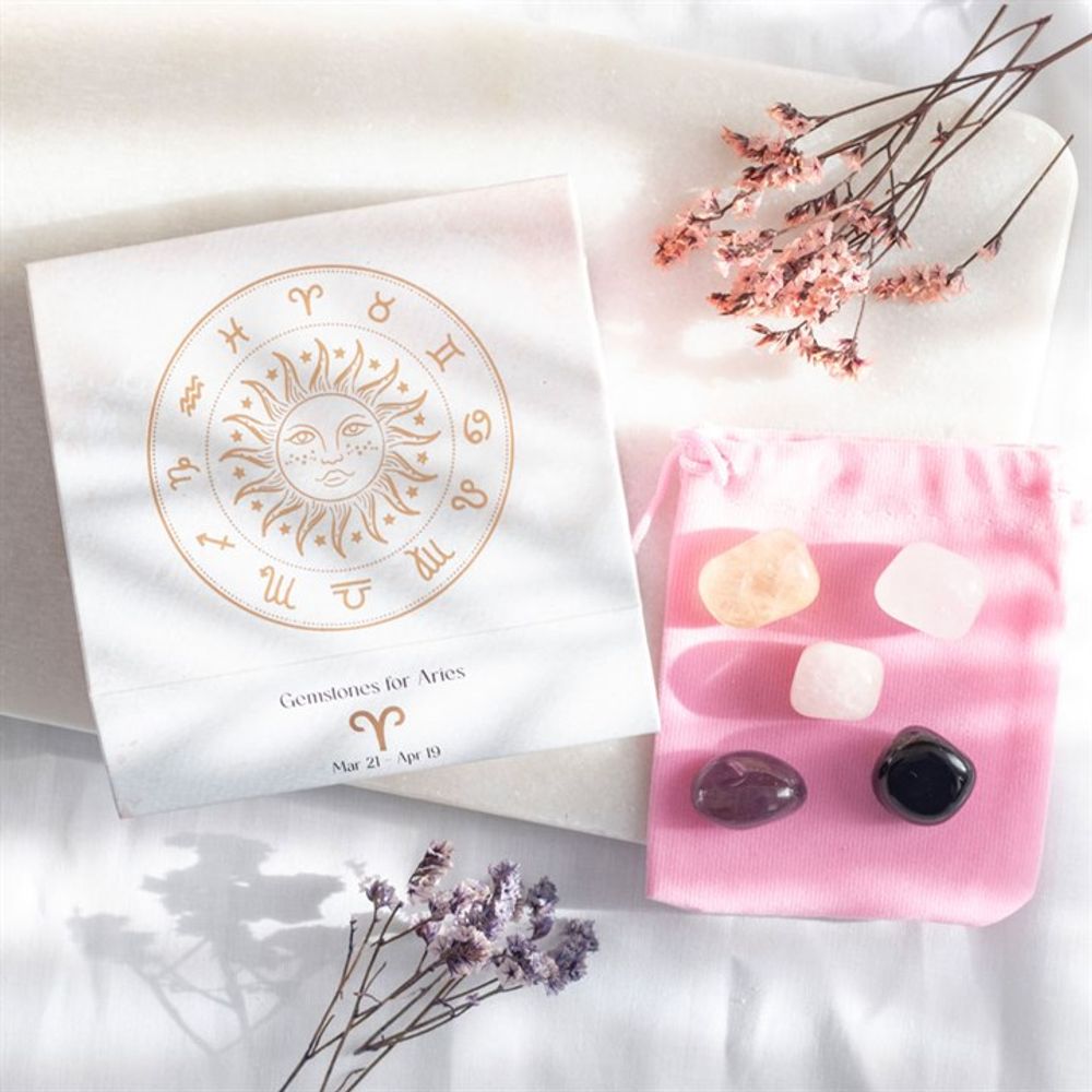 Zodiac Crystal Gift Set - Aries