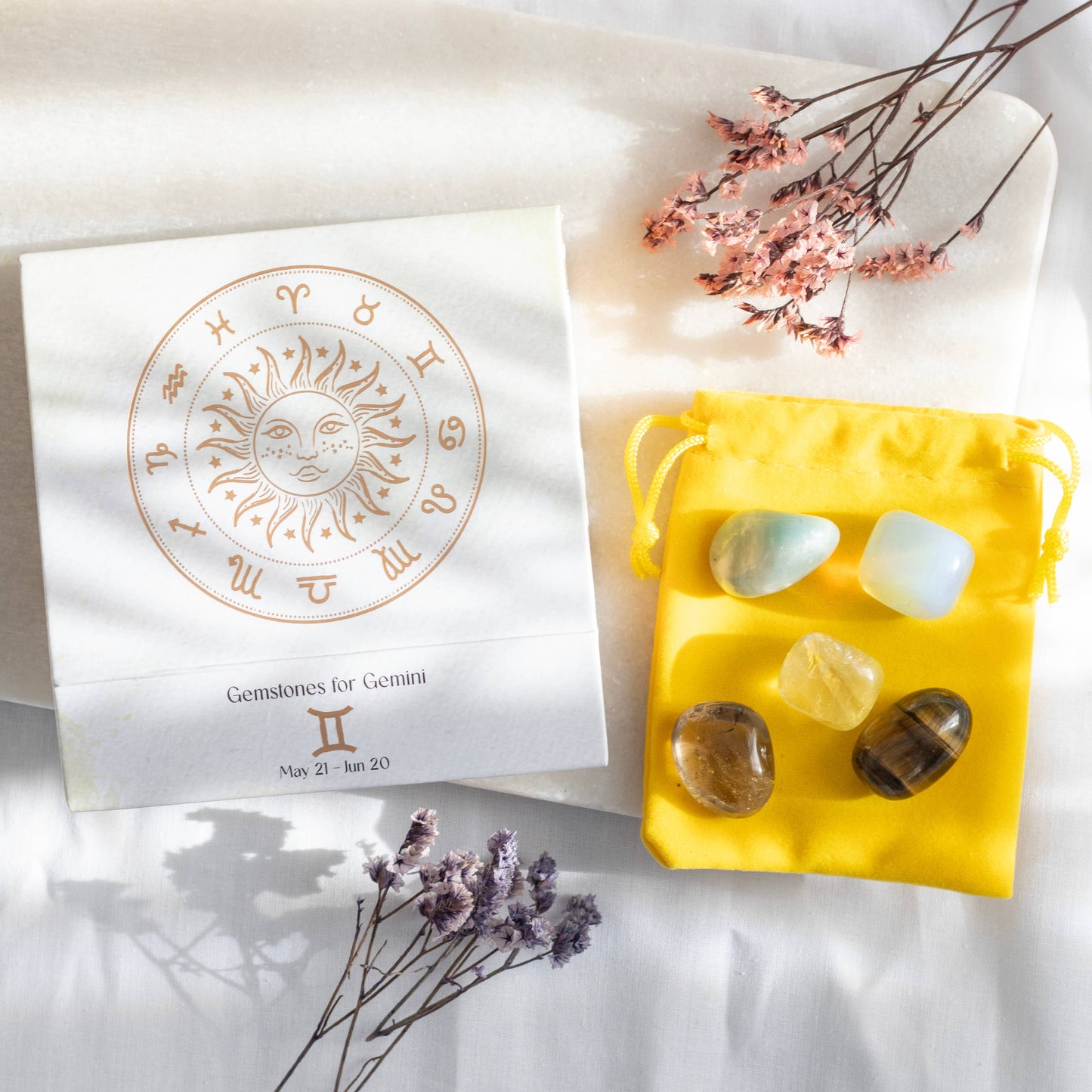Zodiac Crystal Gift Set - Gemini