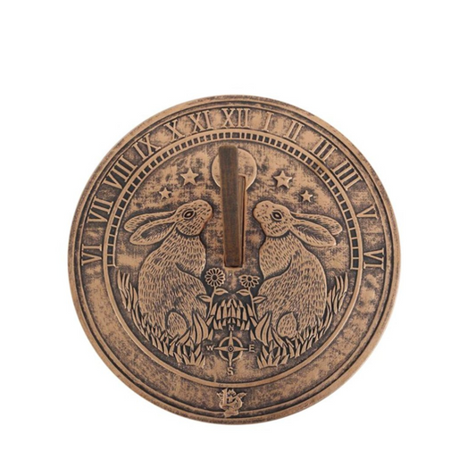 Terracotta Sundial - Moon Gazing Hare