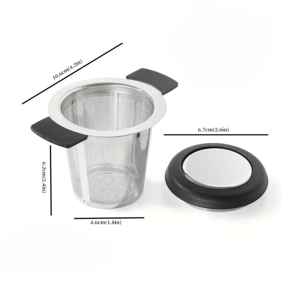 Premium Stainless Steel Loose Leaf Tea Strainer