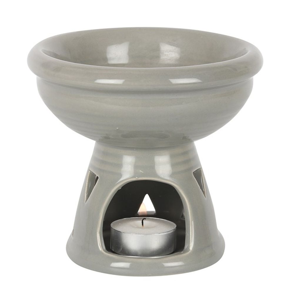 Oil and Wax Burner - Deep Grey Bowl